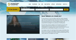 Desktop Screenshot of internationalcarshipping.net