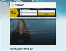 Tablet Screenshot of internationalcarshipping.net